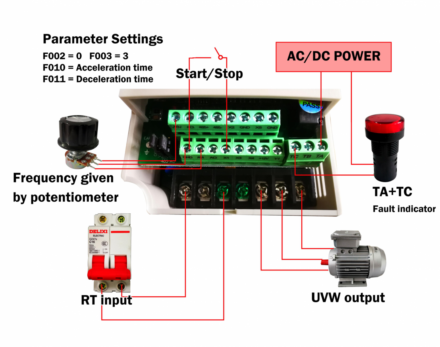 PoolPlus VFD D12 Single Phase 2.2kw (Variable Freguency Drive) Save Energy on AC Pump